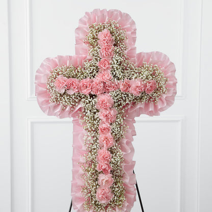Angel's Cross Easel –  Miracle Flowers, Folsom CA