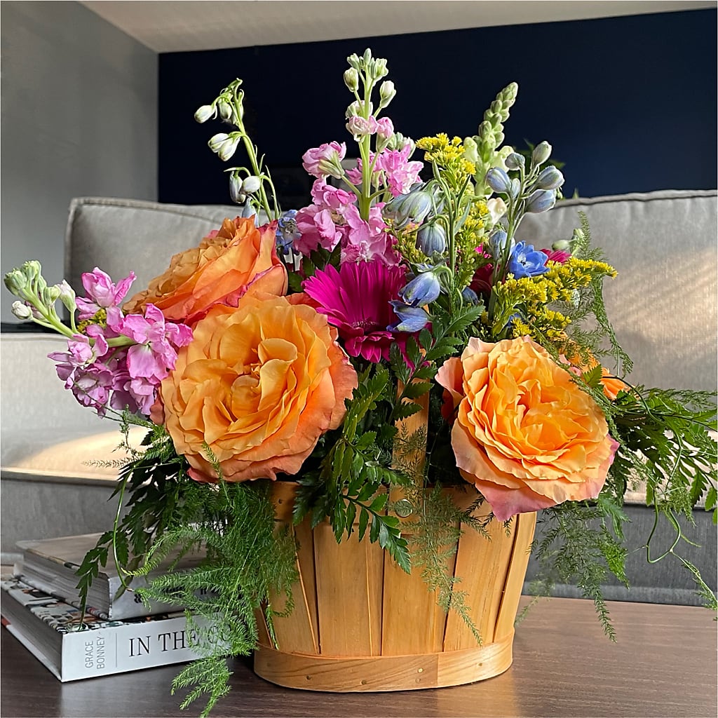 Garden of Life Basket –  Miracle Flowers, Folsom CA