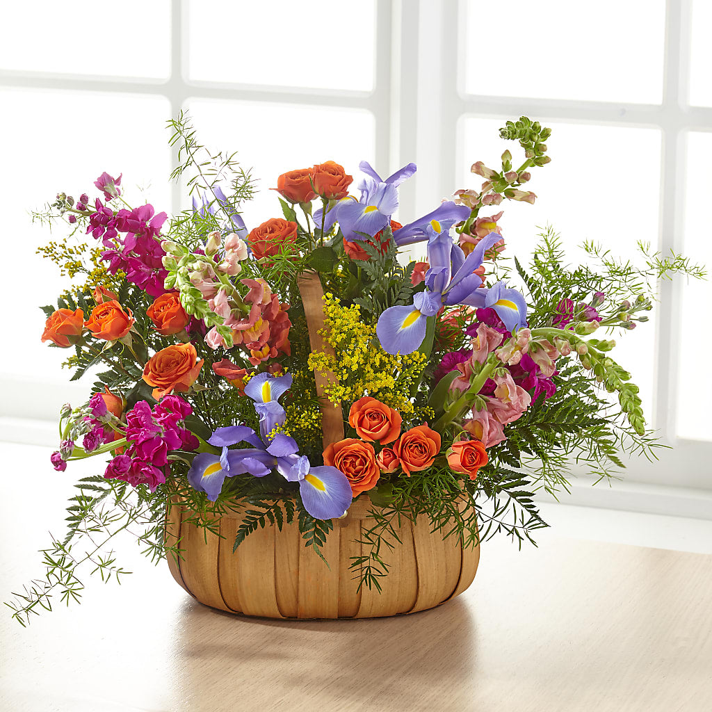 Garden of Life Basket –  Miracle Flowers, Folsom CA