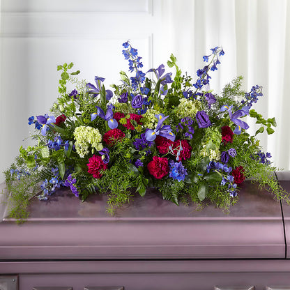 Always Treasured Casket Spray –  Miracle Flowers, Folsom CA