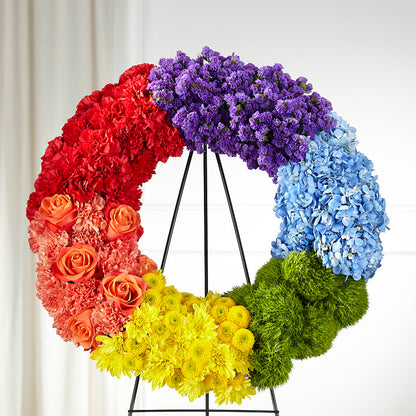 Circle of Love Wreath –  Miracle Flowers, Folsom CA