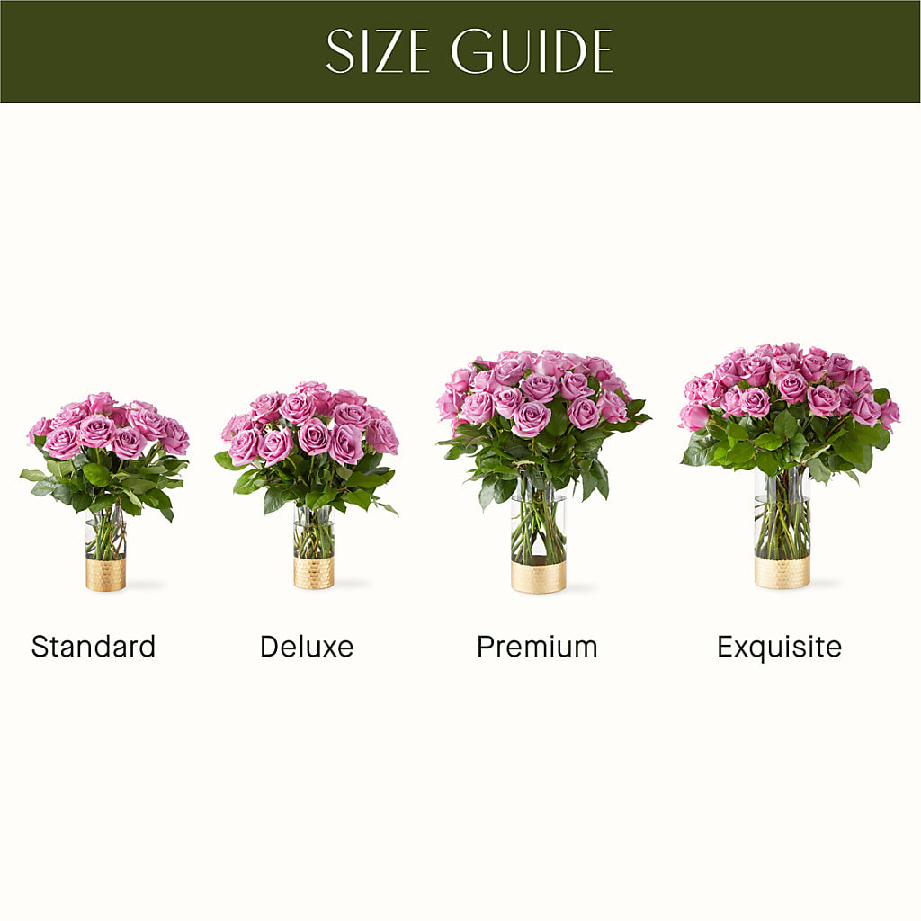 Secret Admirer Lavender Rose Bouquet –  Miracle Flowers, Folsom CA