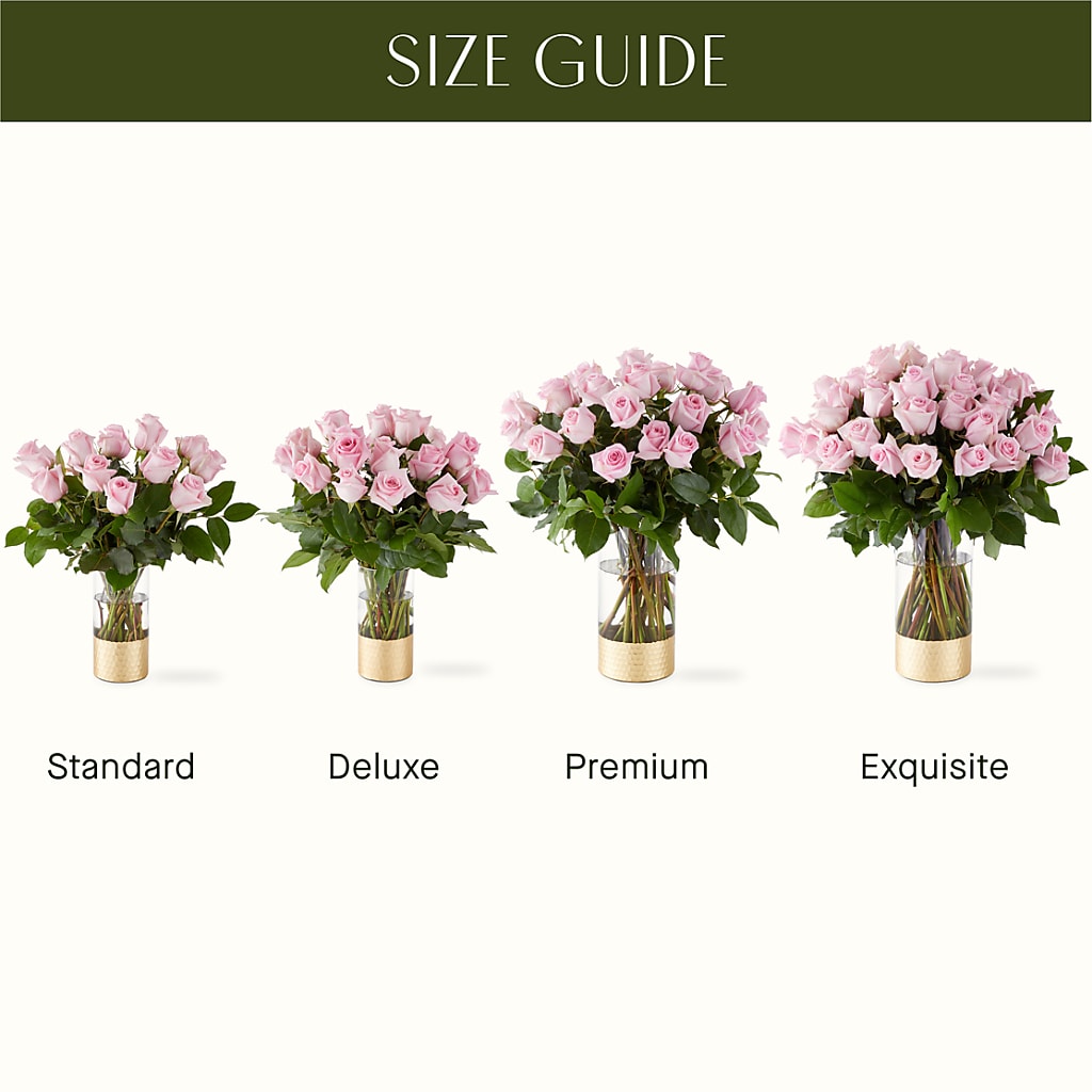 Picture Perfect Pink Rose Bouquet –  Miracle Flowers, Folsom CA