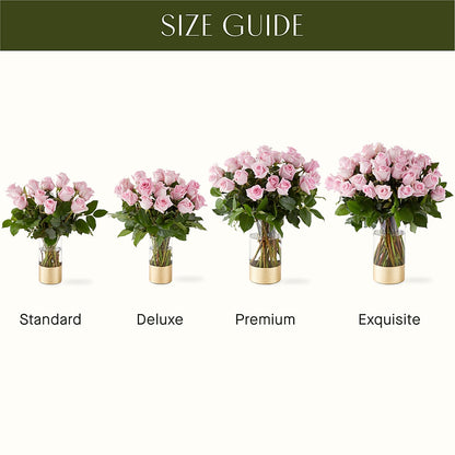Picture Perfect Pink Rose Bouquet –  Miracle Flowers, Folsom CA