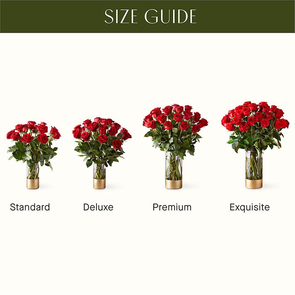 Classic Love Red Rose Bouquet –  Miracle Flowers, Folsom CA