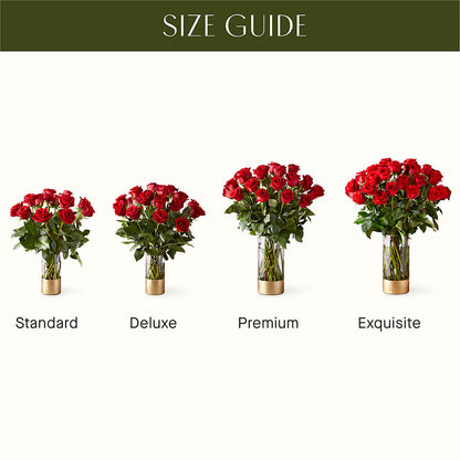 Classic Love Red Rose Bouquet –  Miracle Flowers, Folsom CA