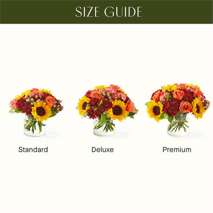 September Sunset Bouquet –  Miracle Flowers, Folsom CA