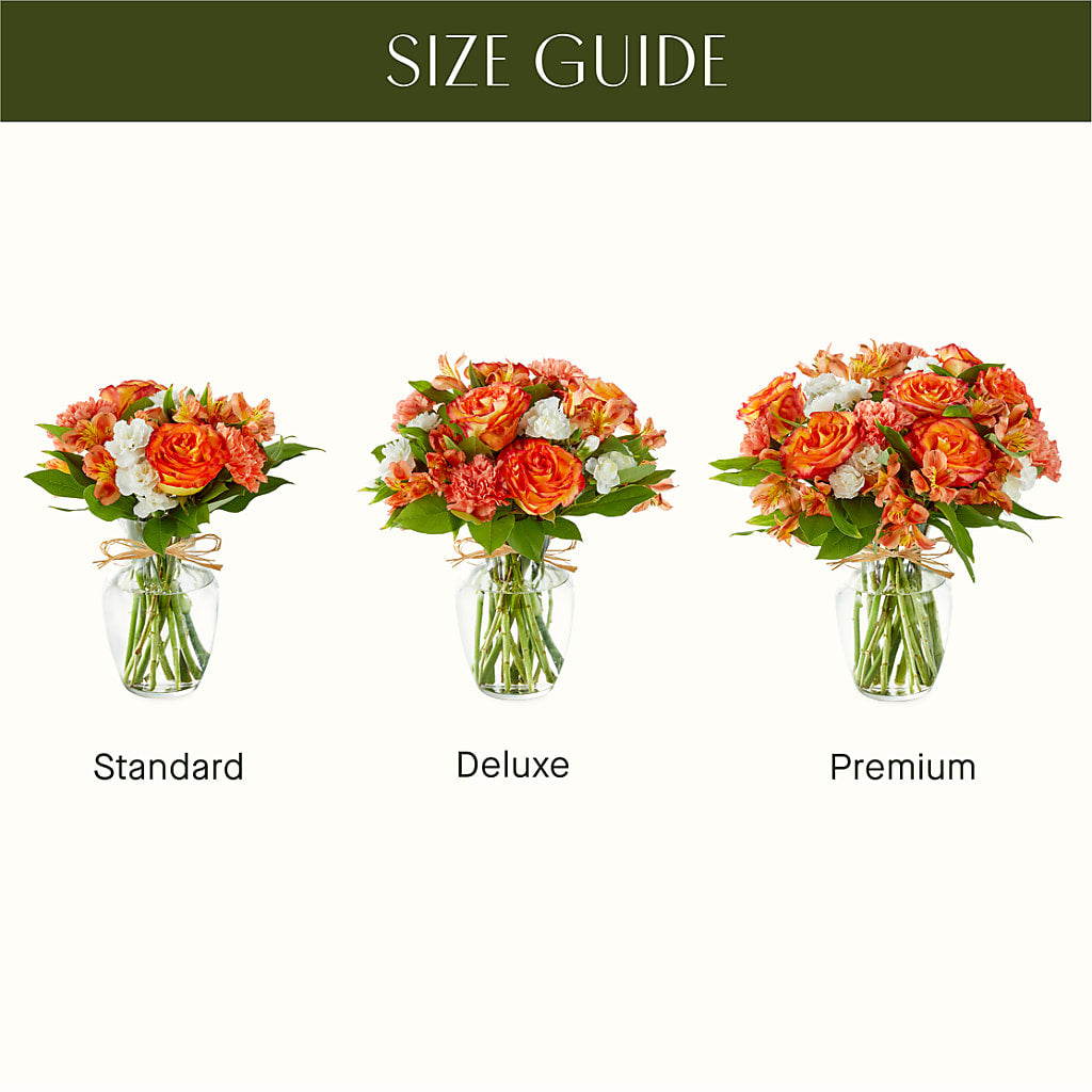 Apricot Glow Bouquet –  Miracle Flowers, Folsom CA