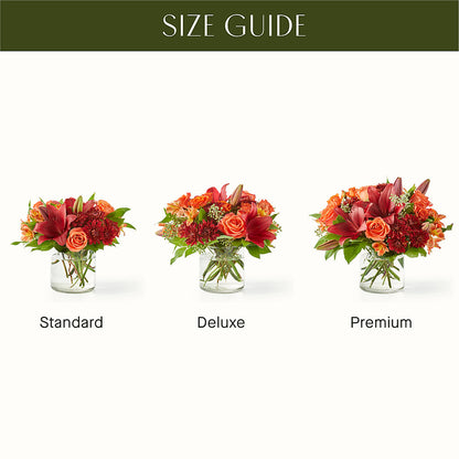 Crimson Leaves Bouquet –  Miracle Flowers, Folsom CA