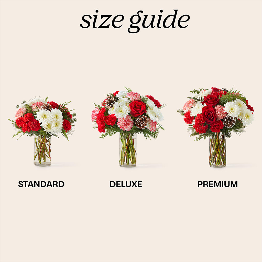 Candy Cane Lane Bouquet –  Miracle Flowers, Folsom CA