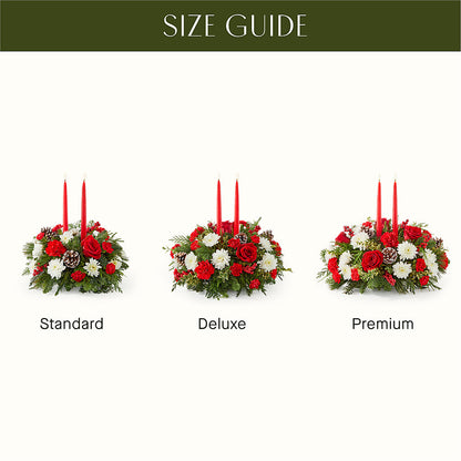 Holiday Soiree Centerpiece –  Miracle Flowers, Folsom CA