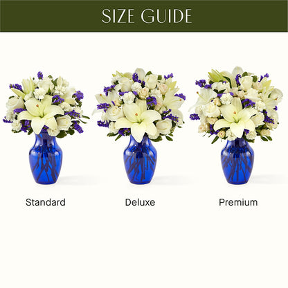 Sapphire Rush Bouquet –  Miracle Flowers, Folsom CA