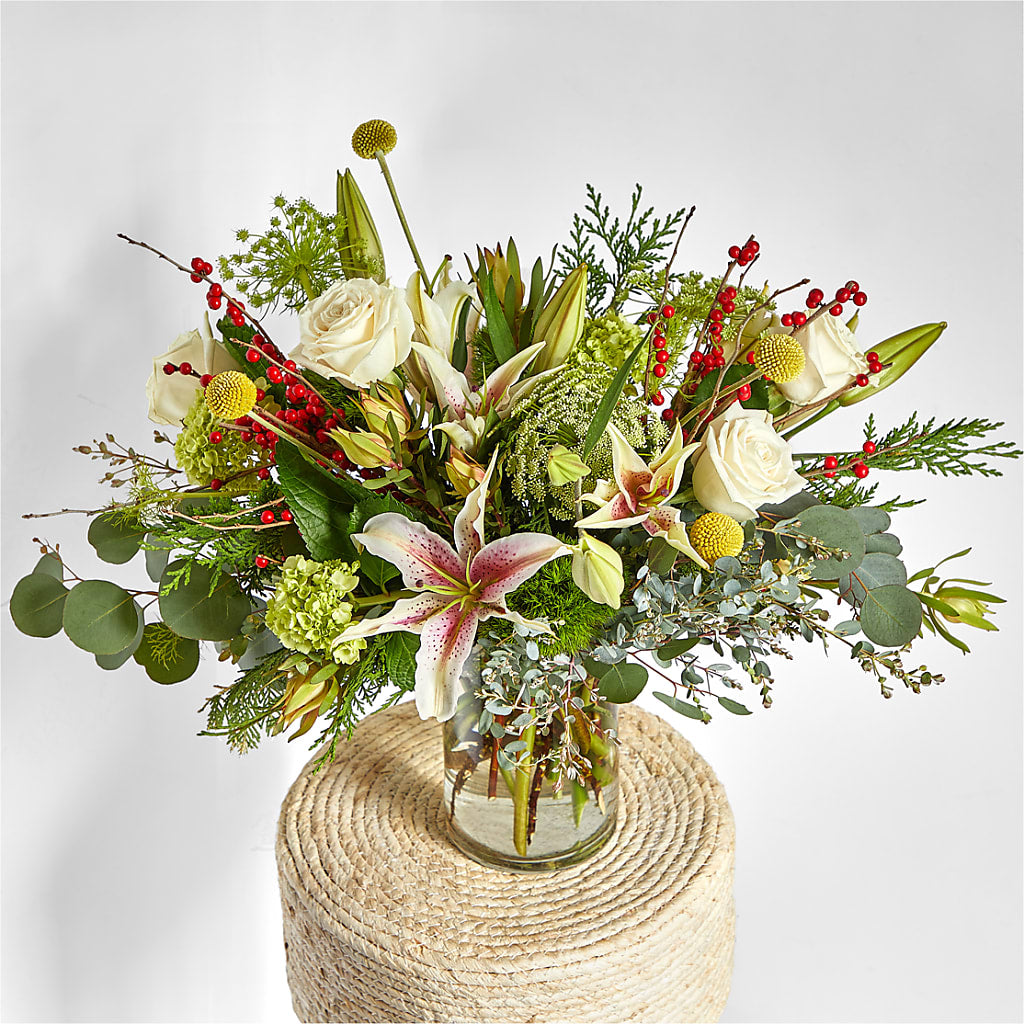 Berry & Bright Bouquet –  Miracle Flowers, Folsom CA