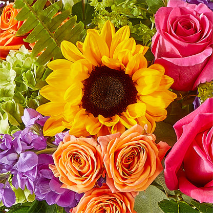 Vibrant Greetings Bouquet –  Miracle Flowers, Folsom CA