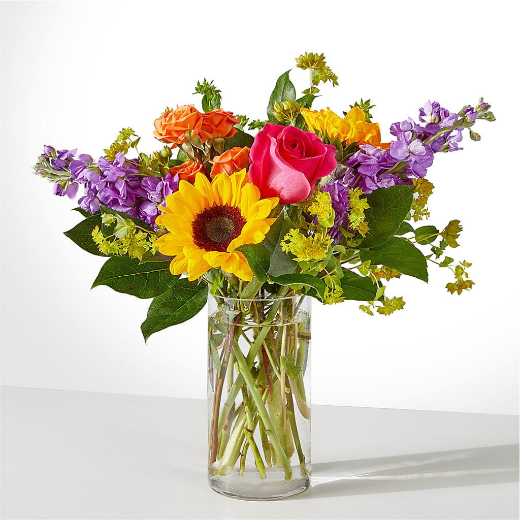 Vibrant Greetings Bouquet –  Miracle Flowers, Folsom CA