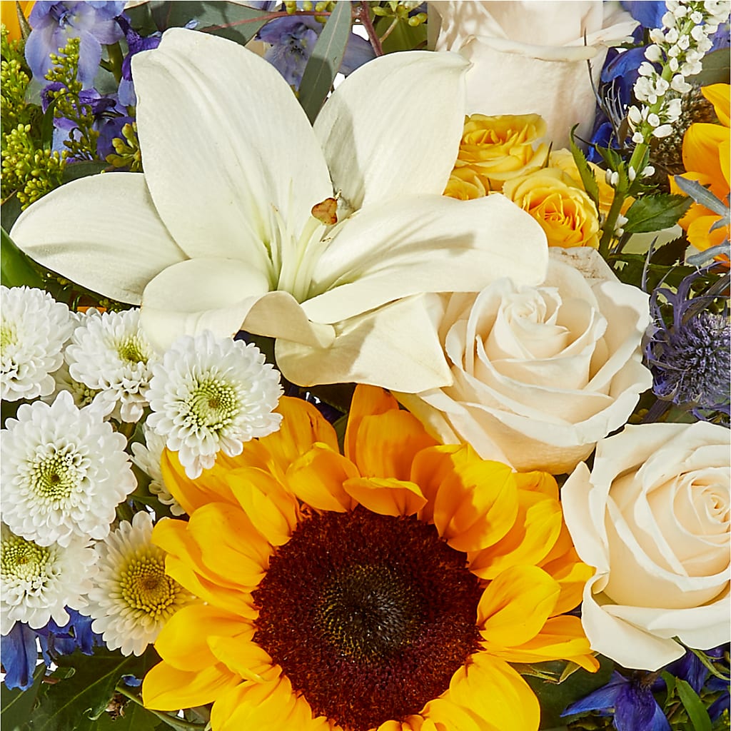 Wonderfully Sunny Bouquet –  Miracle Flowers, Folsom CA