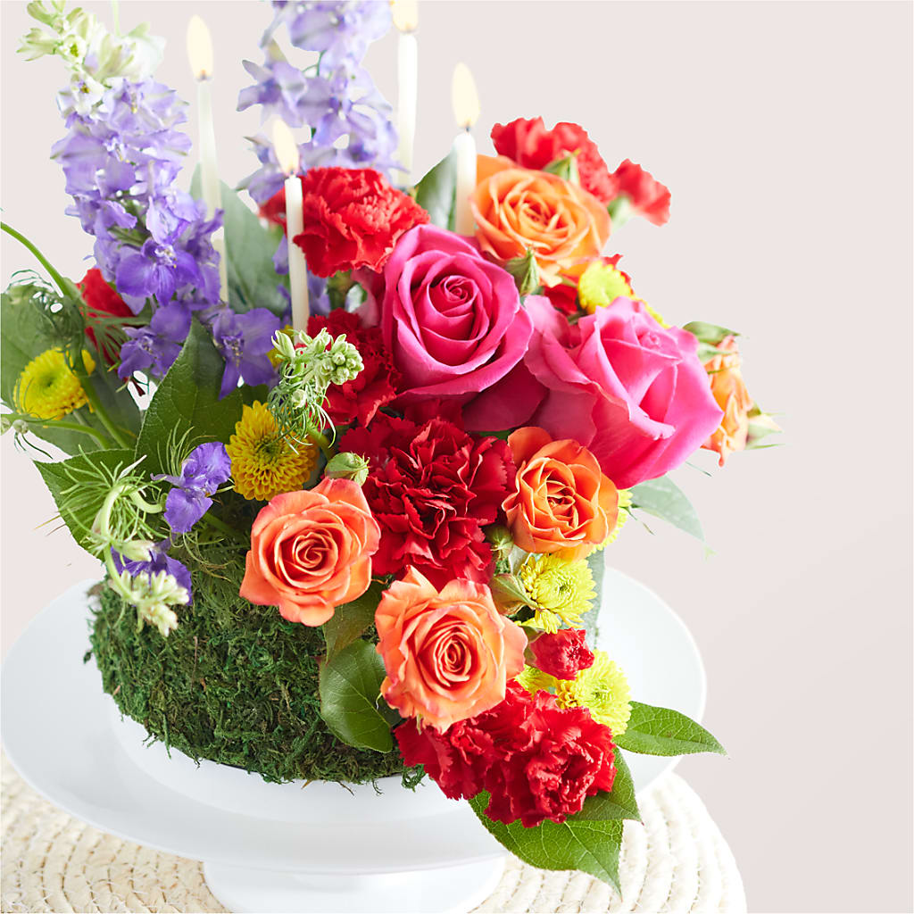 Best Year Yet Floral Cake –  Miracle Flowers, Folsom CA