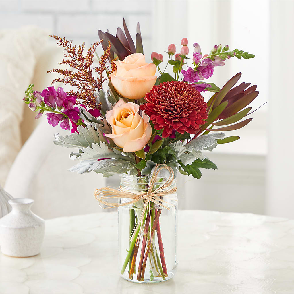 Moody Hues Bouquet –  Miracle Flowers, Folsom CA