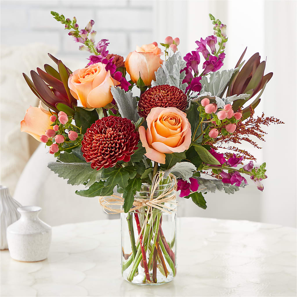 Moody Hues Bouquet –  Miracle Flowers, Folsom CA
