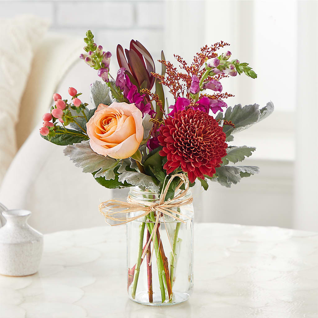 Moody Hues Bouquet –  Miracle Flowers, Folsom CA