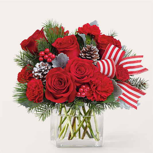 Baking Spirits Bright Bouquet –  Miracle Flowers, Folsom CA