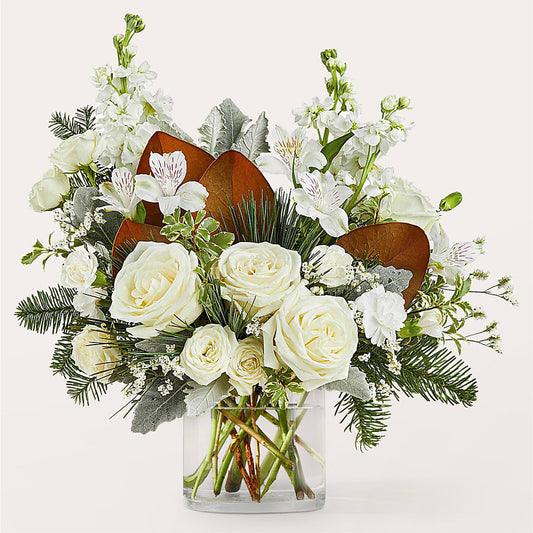 Fresh Snowfall Bouquet –  Miracle Flowers, Folsom CA