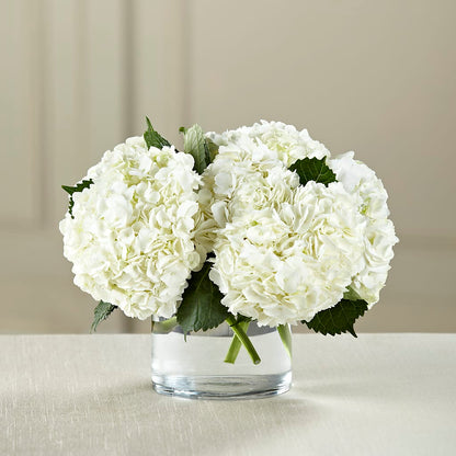 White Hydrangea Bouquet –  Miracle Flowers, Folsom CA